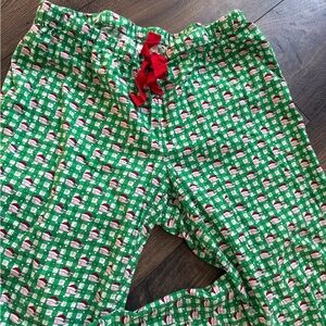 NWOT Vineyard Vines Santa Clause Green Women’s Pajama Bottoms sz XS